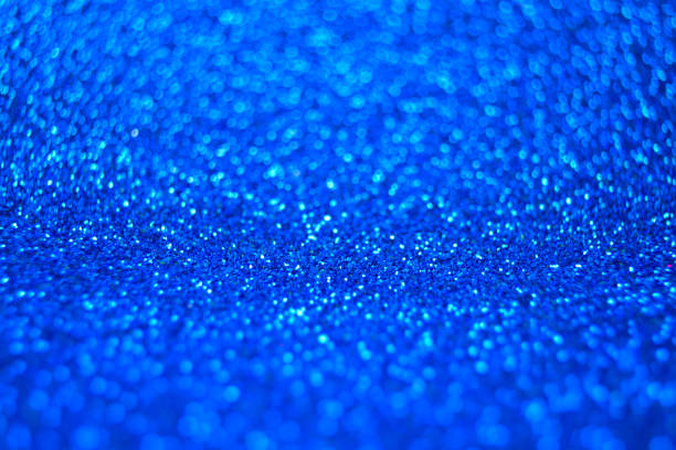 istock Lights on blue defocus background. Bokeh defocus disco effect. Holiday abstract background christmas lights garland 1256628961