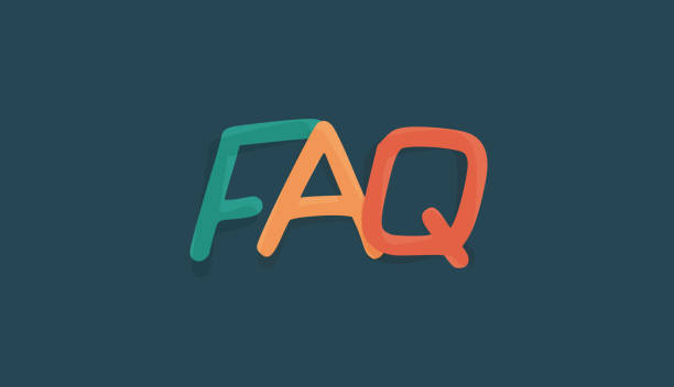 istock FAQ letters hand drawn word icon. Multicolored fun cartoon style font design for sticker, banner, logo or headline 1256629292
