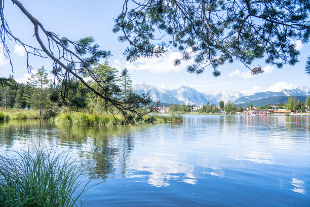 istock Lake Wildsee at Seefeld in Tirol, Austria 1256631279