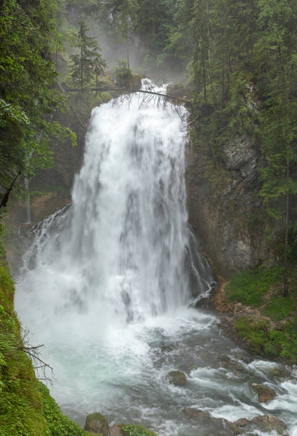 istock Golling waterfall, Salzburg, Austria 1256636180