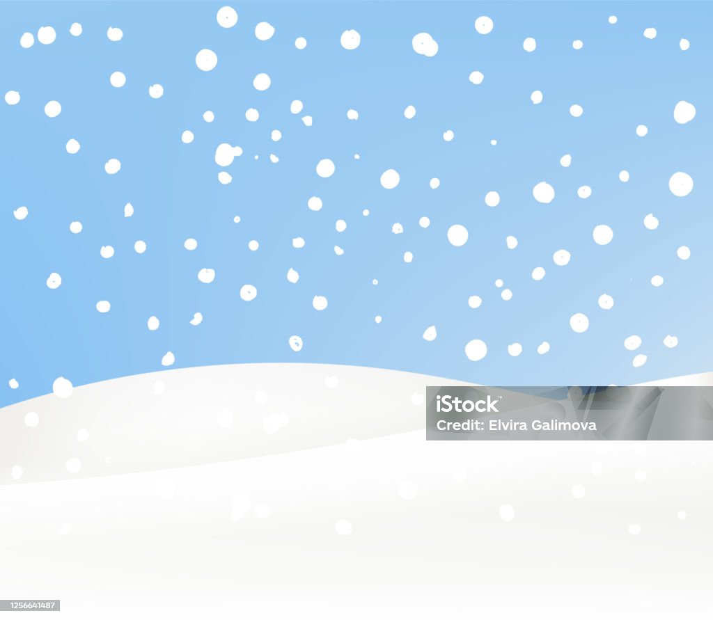 Ilustración de Paisaje De Nieve Por La Tarde Deriva De Nieve Montaña Estilo  Realista De Dibujos Animados Ilustración Vectorial y más Vectores Libres de  Derechos de Abstracto - iStock