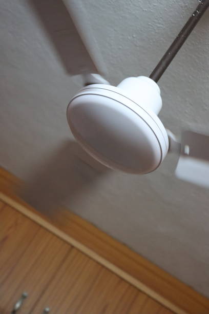 istock High Speed Rotation of Fan 1256643928