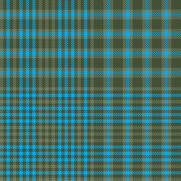 Green Glen Plaid Tartan Seamless Pattern Green Glen Plaid, tartan seamless pattern suitable for fashion textiles and graphics tartan army stock illustrations