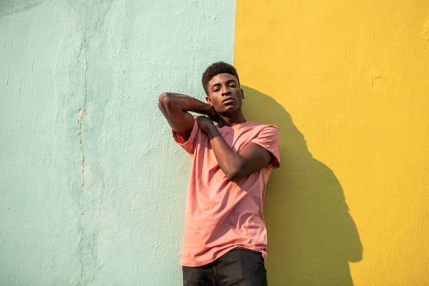 istock Portrait of a young handsome African man. 1256651476