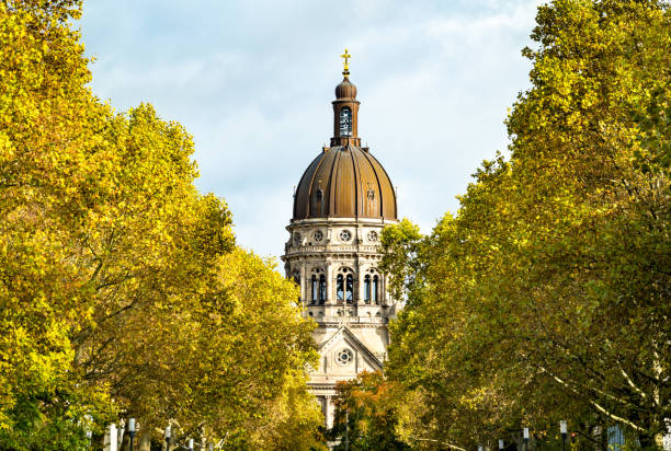 The Christuskirche, a Protestant church in Mainz - Rhineland-Palatinate, Germany