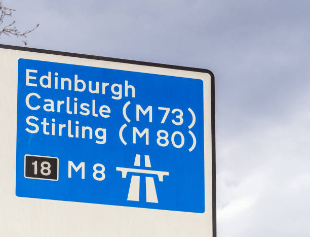 istock Scottish motorway sign 1256667223