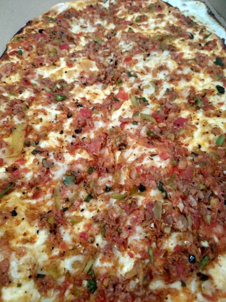 istock Turkish foods; Turkish pizza / Lahmacun 1256672007