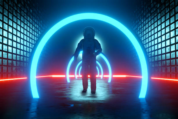 istock A Astronaut discovering a strange Alien building 1256672329