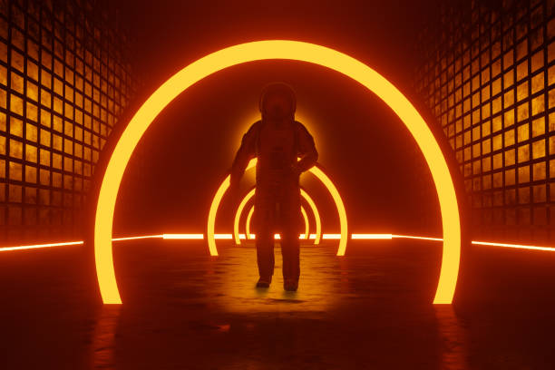 istock A Astronaut discovering a strange Alien building 1256672334