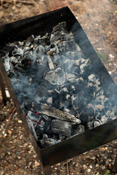 istock barbecue ash in a grill in a garden 1256672600