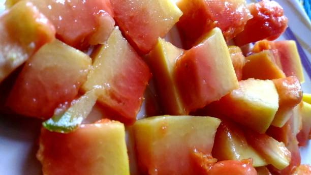 istock Fresh vegetables and fruits 1256673694