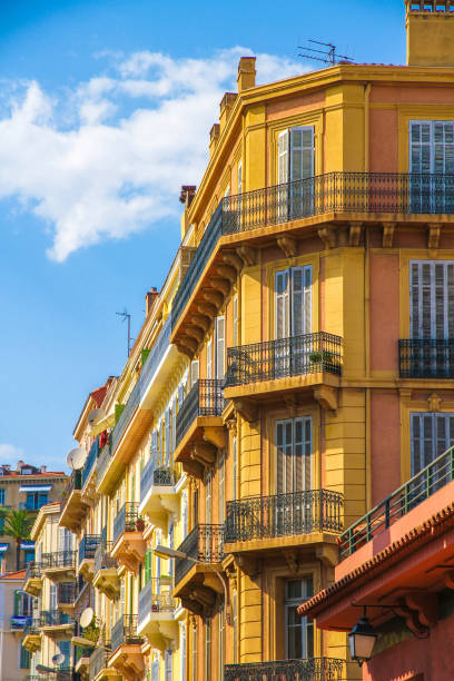 istock Historic architecture of Cannes on a sunny day 1256674299
