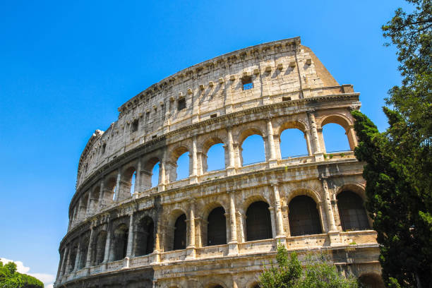istock View on the Colosseum in Rome 1256674319