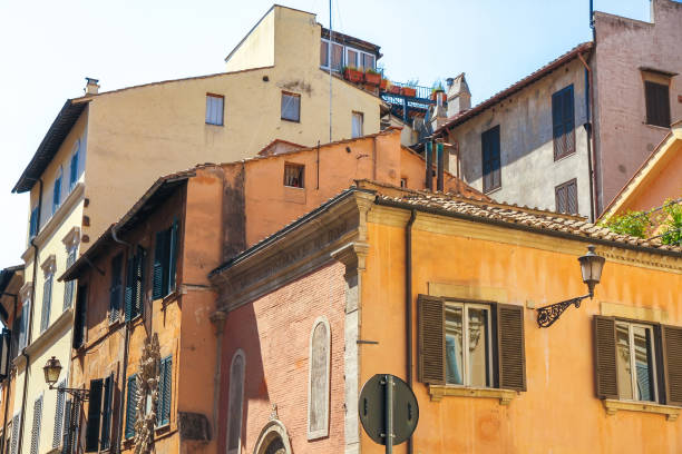 istock Historic architecture of Rome on a sunny day 1256674321