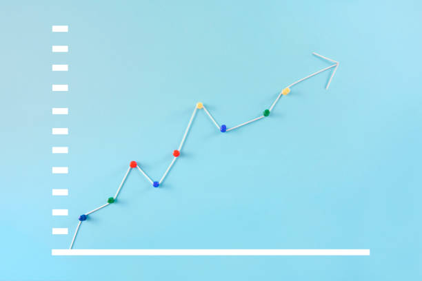 istock Conceptual Business Finance Growth Chart 1256674490