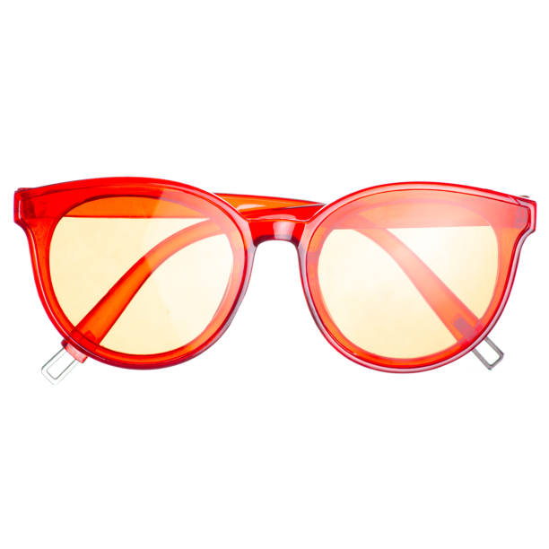 istock Red sunglasses beauty 1256680151