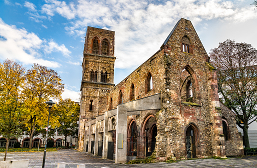Ruins of St. Christoph Church in Mainz, Germany