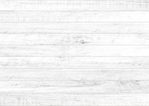 istock White natural wood wall background. 1256684836