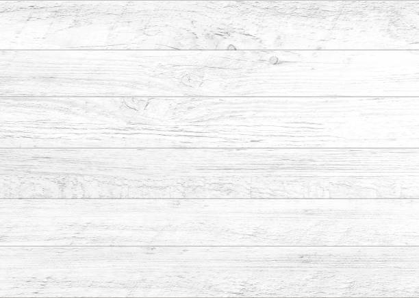 istock White natural wood wall background. 1256684931