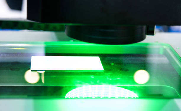 istock Close up of laser engraving 1256689250