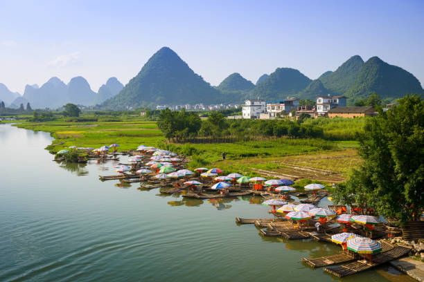 istock Yangshuo, China on the Li River 1256693249