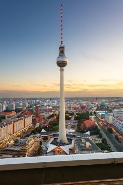 istock Berlin, Germany cityscape at the Berlin TV 1256693849