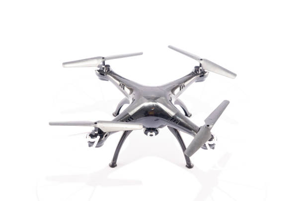 istock Modern Technology Copter closeup Aircraft Drone 1256695732