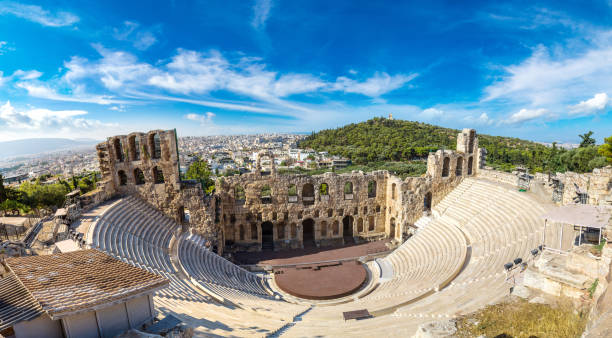 istock Ancient theater in Greece, Athnes 1256696446