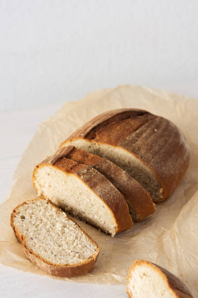 istock Loaf of homemade bread 1256699529