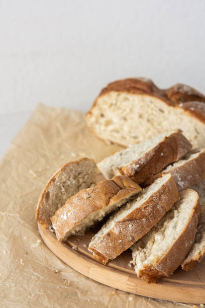 istock Loaf of homemade bread 1256699535