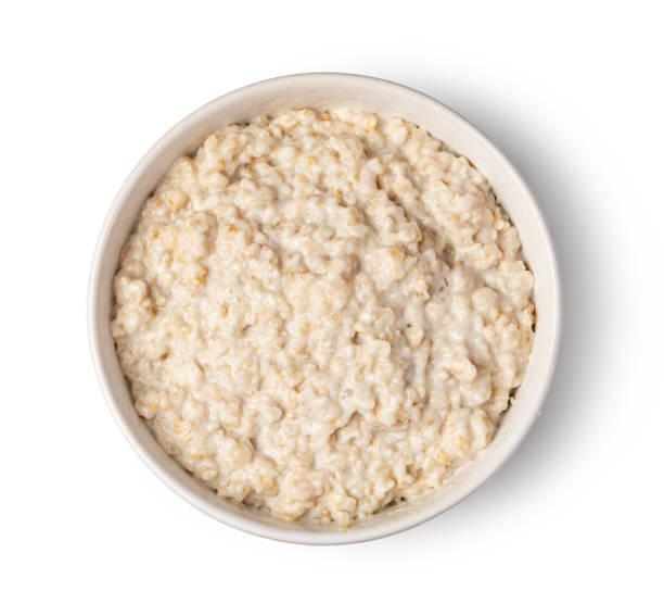 istock Bowl with prepared oatmeal 1256699750