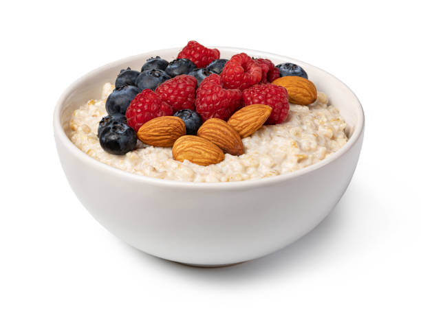 istock prepared oatmeal with berries and nuts 1256699762