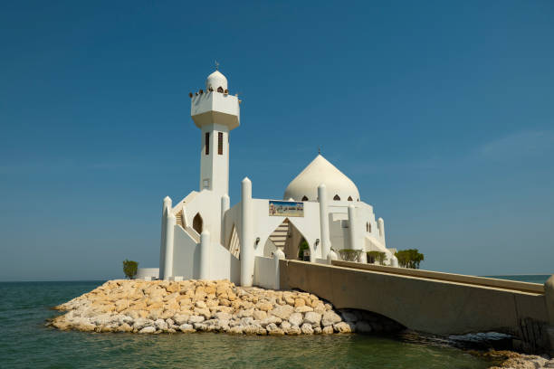 istock Mosque on Al Khobar Corniche Seafront, Eastern Province of Saudi Arabia 1256706329
