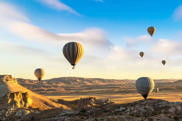 istock Hot air Balloons flight in Cappadocia 1256712423