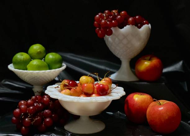 istock Fresh fruit  in bowls 1256718701