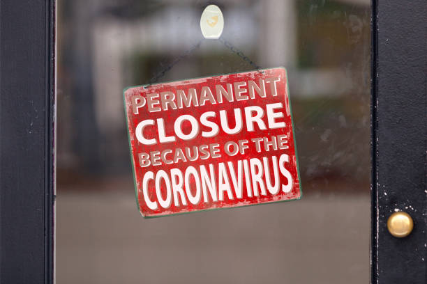 istock Permanent closure because of the coronavirus 1256719619