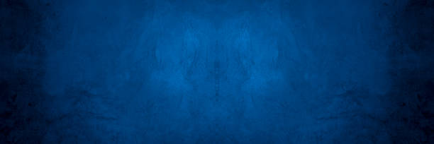 istock Old wall pattern texture cement blue dark abstract  blue color design are light with black gradient background. 1256722608