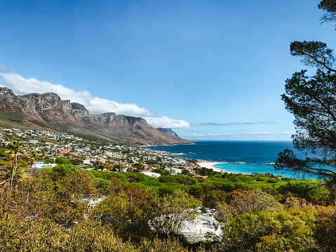 Camps Bay Beaches in Cape Town, South Africa in Summer