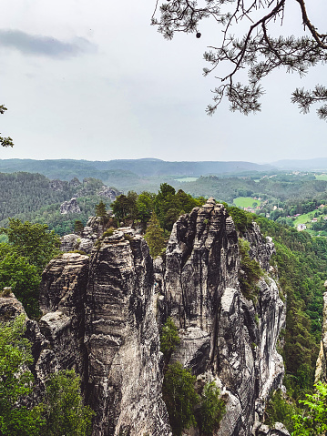 Saxon Germany near Dresden with its Elbsandstein Mountains, Germany, is getting more and more popular with tourists