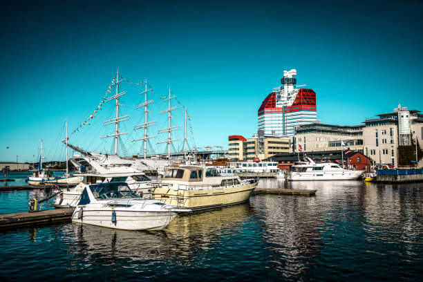 istock Gothenburg Docks In Sweden 1256728930