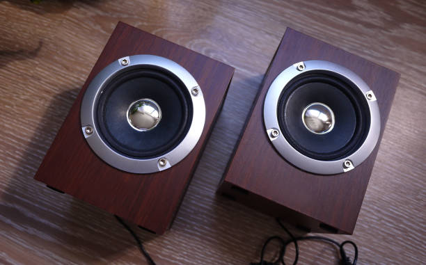 istock Audio speakers for computer and laptop 1256733199