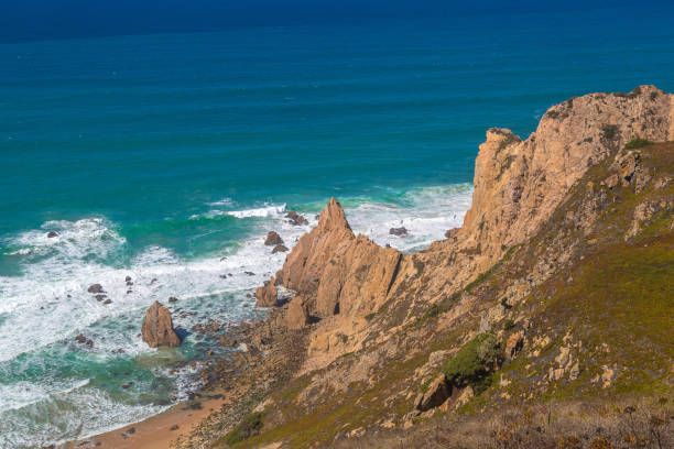 istock Atlantic ocean coast in Portugal 1256733950