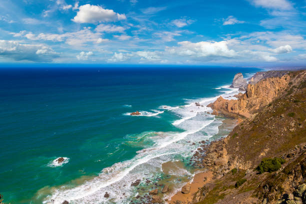 istock Atlantic ocean coast in Portugal 1256733971