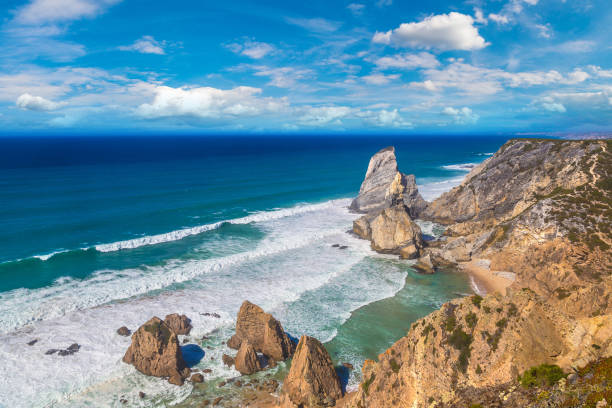 istock Atlantic ocean coast in Portugal 1256734561