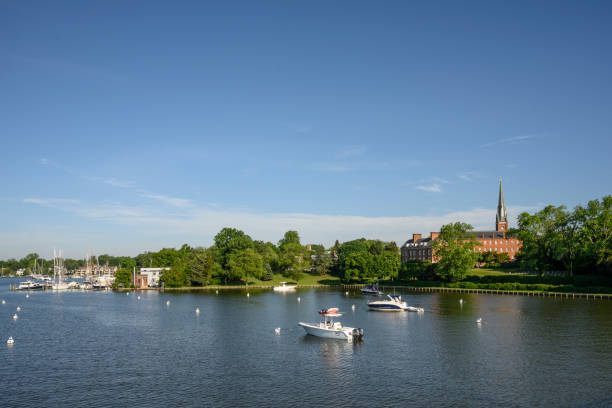 istock St. Mary's Church on the Spa Creek 1256738258