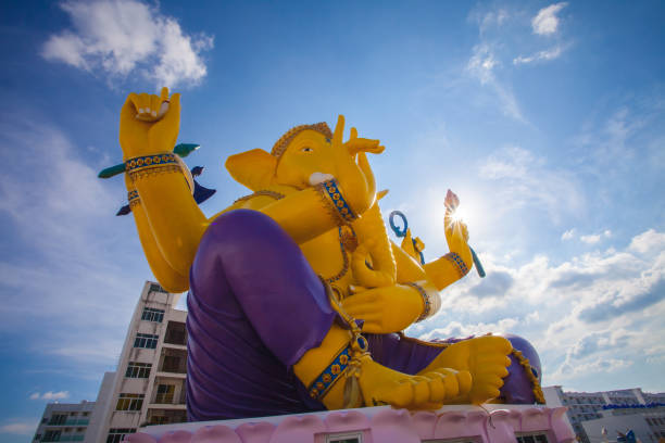 istock Ganeshah Temple  at Dannok Sadao Songkla 1256738334