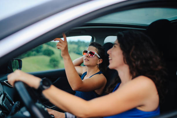 istock Female runners on a road trip 1256742004
