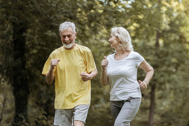 istock Beautiful weather for a run 1256745250