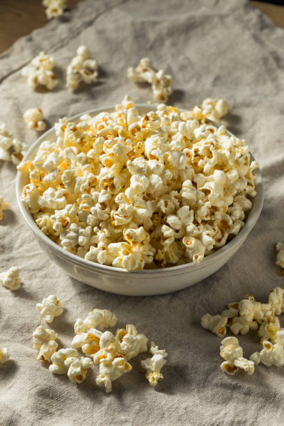 istock Homemade Salty Buttered Popcorn 1256746011