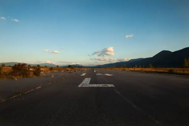 Photography of an Abandoned Runway at the Europe's largest abandoned former underground military airbase Zeljava Airbase / Object 505